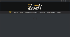 Desktop Screenshot of desakirestaurant.com